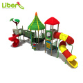 China Factory Popular Used Commercial Big Children Preschool Outdoor Play Set Slide